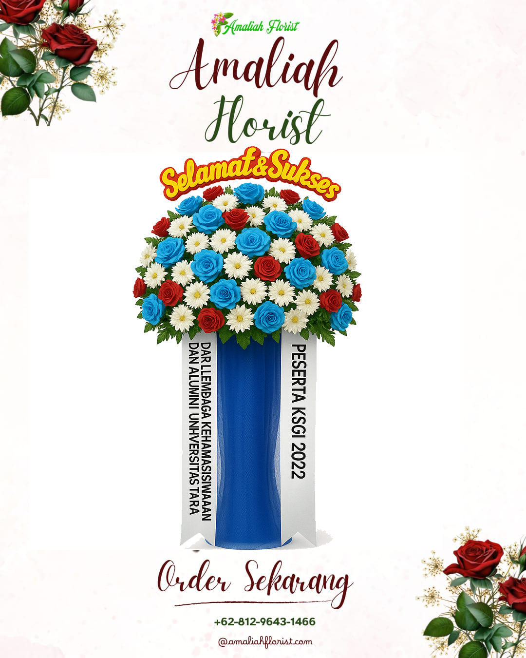 Standing Flowers Maron